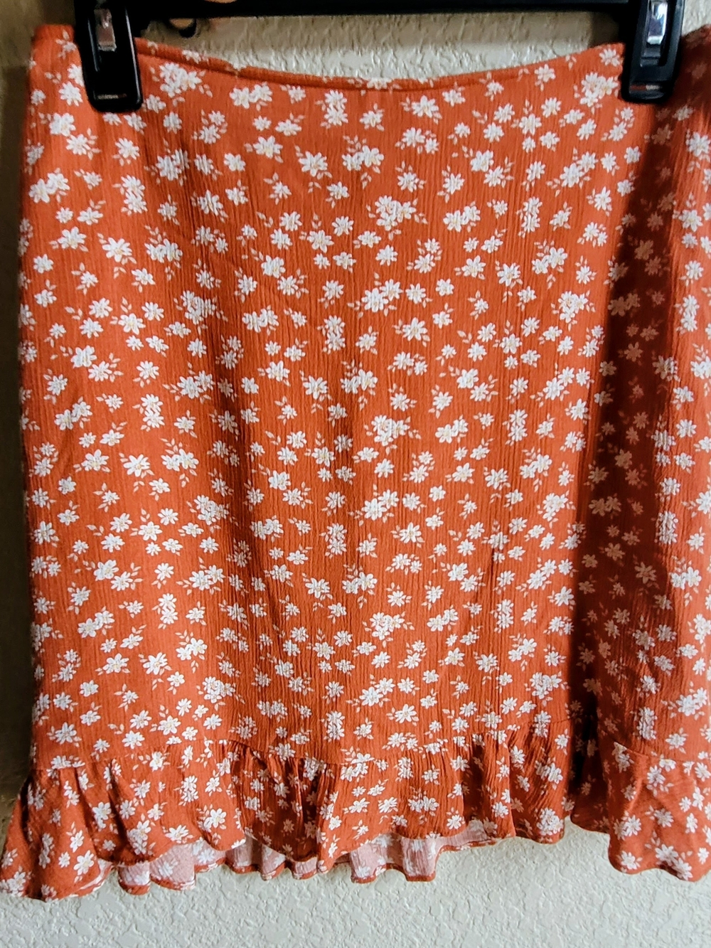 Abercrombie & Fitch Orange Floral